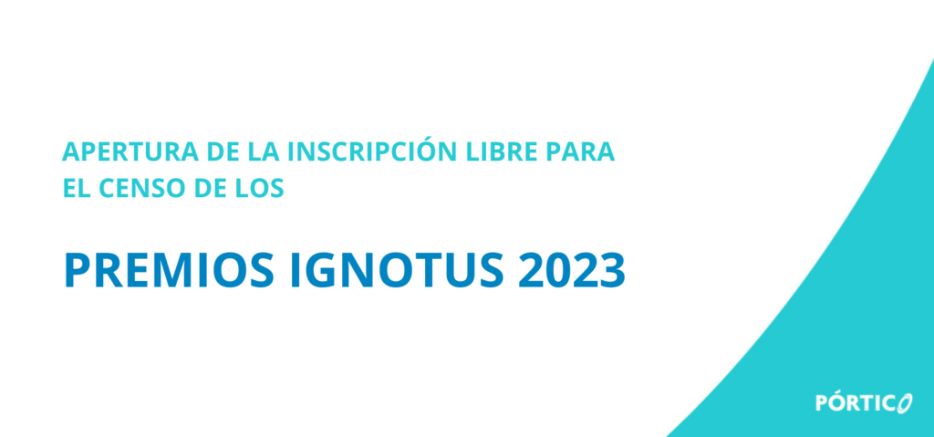 Apertura de la inscripción libre en el censo de los Ignotus 2023