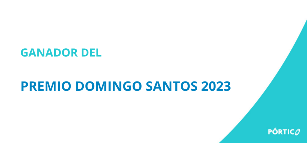 Ganador del Premio Domingo Santos 2023